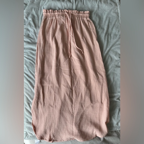 NWT BB Dakota by Steve Madden See You Later Gauze Skirt - Pale Pink - Size Small - Picture 5 of 11